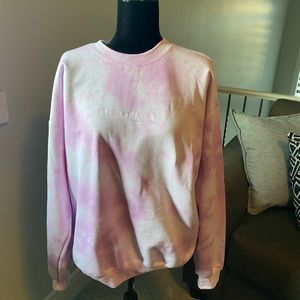 Slate & Sable Pink Tie Dye sweater